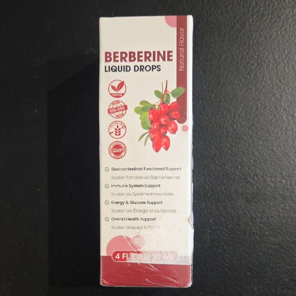 Berberine Liquid Drops - Natural Flavor